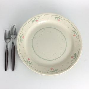 10-3/8” Corelle &quot;Calico Rose&quot; Dinner Plate