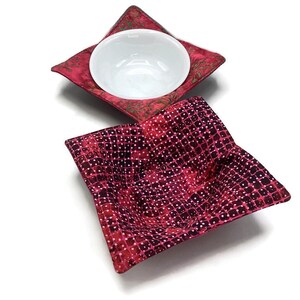 Microwave Bowl Cozy Set: Insulated Cotton Bowl Holders