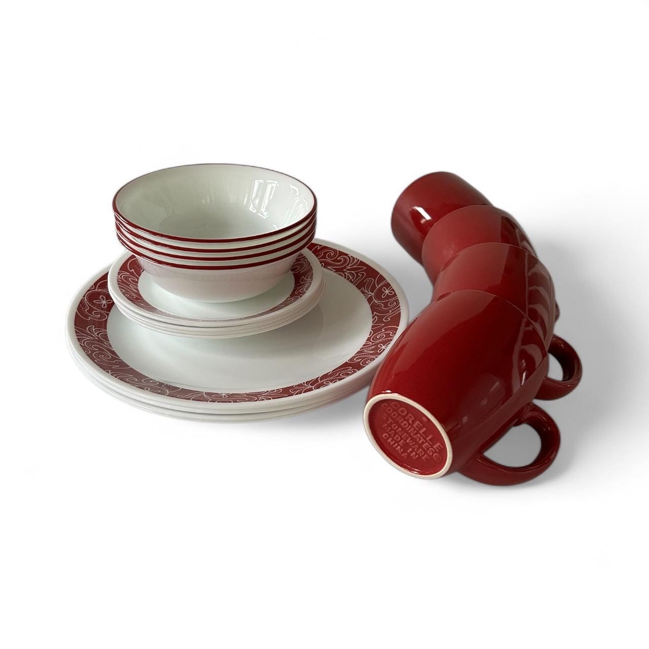 Corelle “bandhani” 16-piece Dinnerware Set