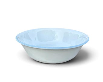 6.25" Corelle Cereal Bowl Pastel Blue Stripe on Rim Sold Individually or in Sets