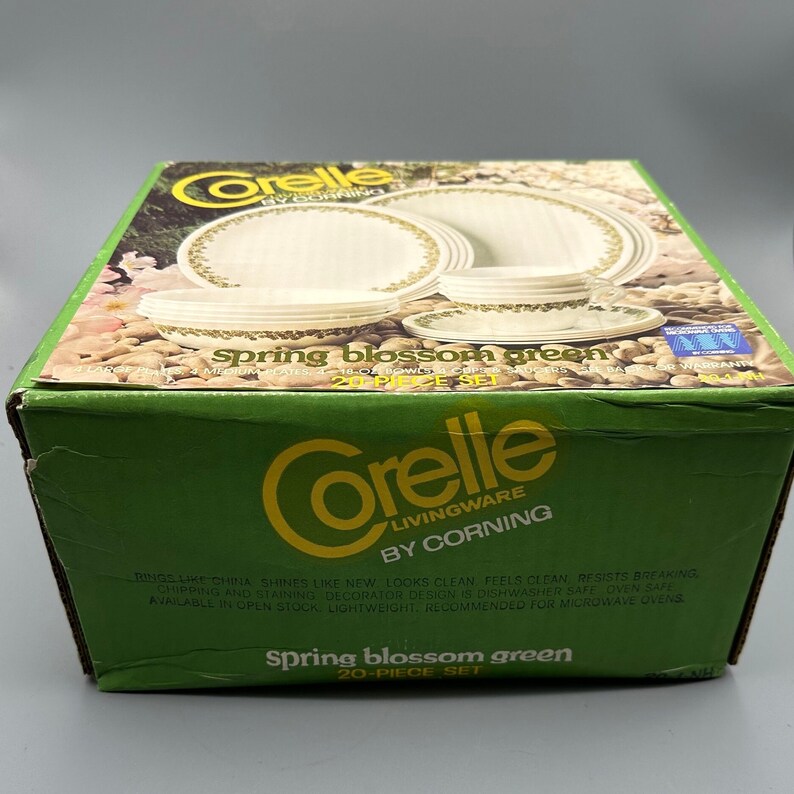 Corelle Box Vintage New in Box Corelle 20-piece Dinnerware Set *