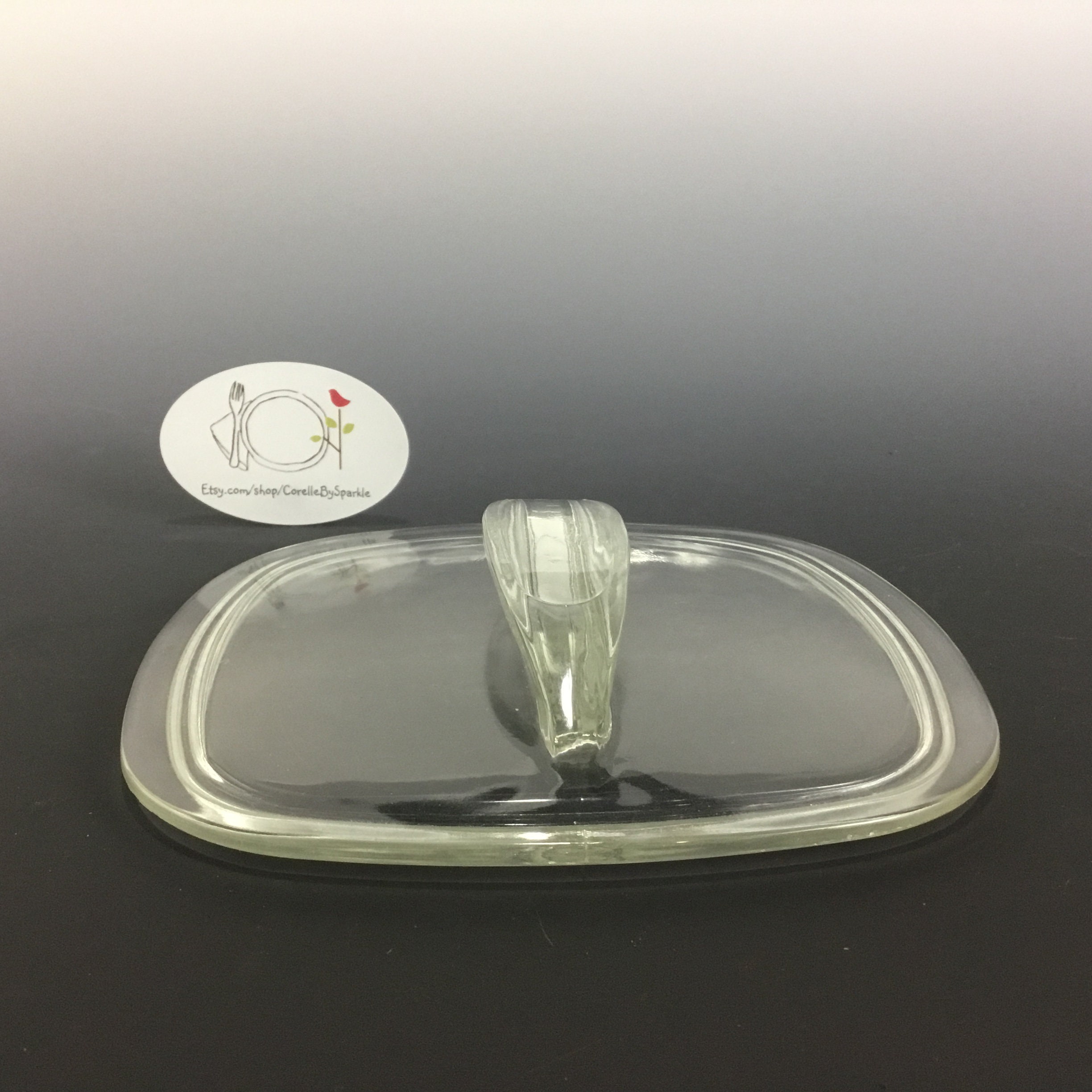 Pyrex 7 Replacement Lid for Corning 1 Quart or 11/2 Quart Square