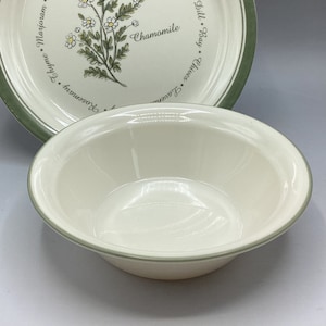 Coupe Cereal Bowl  * Cornerstone “Thymeless Herbs”