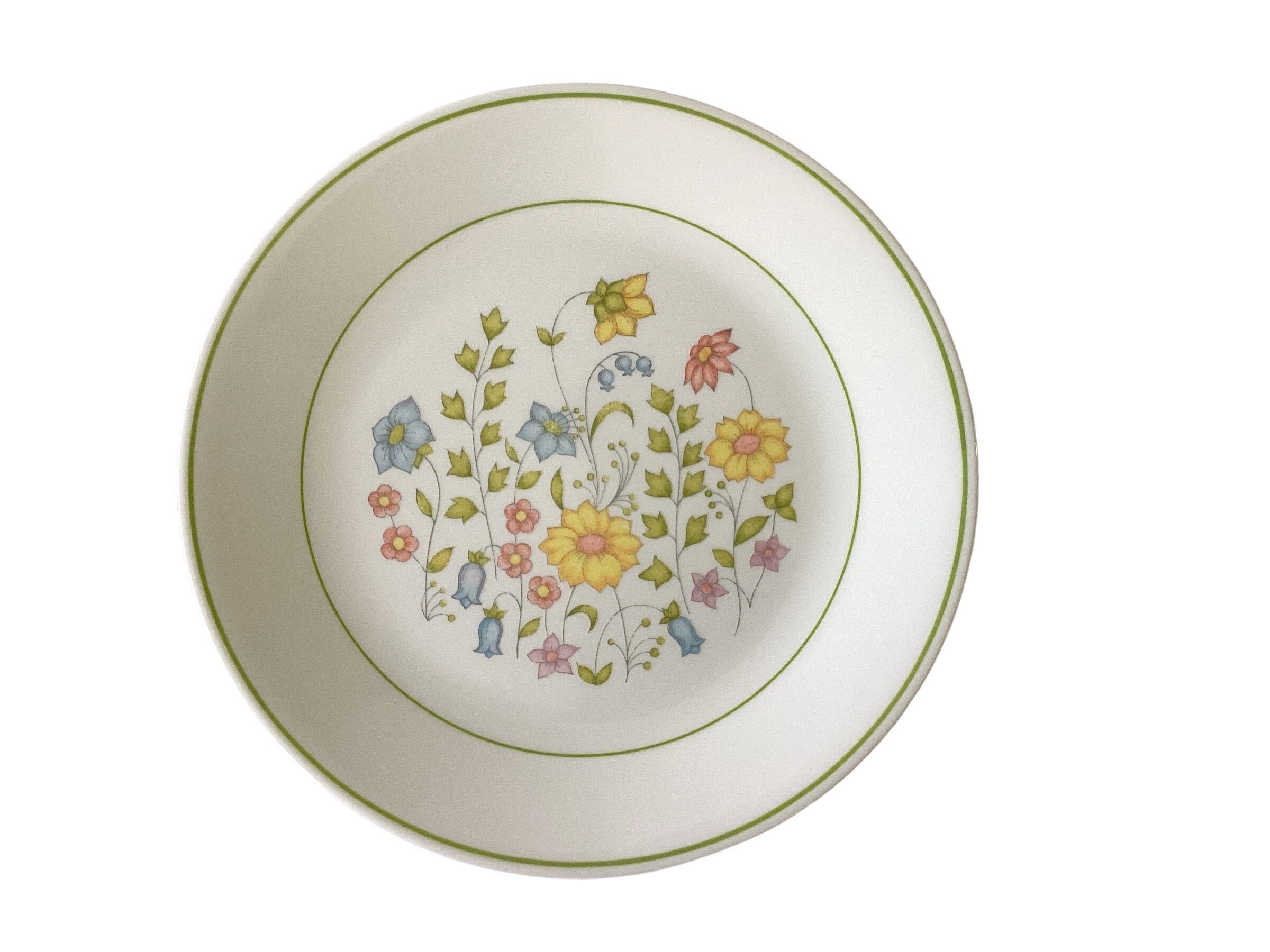 thumbnail image 2 of Corelle Meadow Dinnerware - 1970s Original Mid-Century Modern Glass - Sold By The Piece 2 of 5