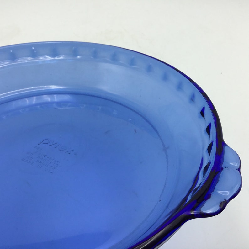 9” Pyrex #229 Visions Cobalt Blue Pie Plate - Etsy