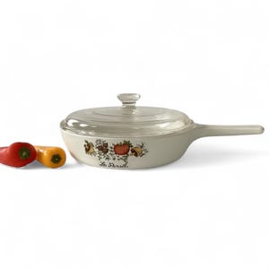 6-1/2” Corning "Spice O’Life” P-83-B Skillet with Small Knob Lid