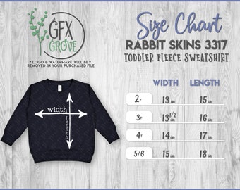 Rabbit Skins Size Chart Toddler
