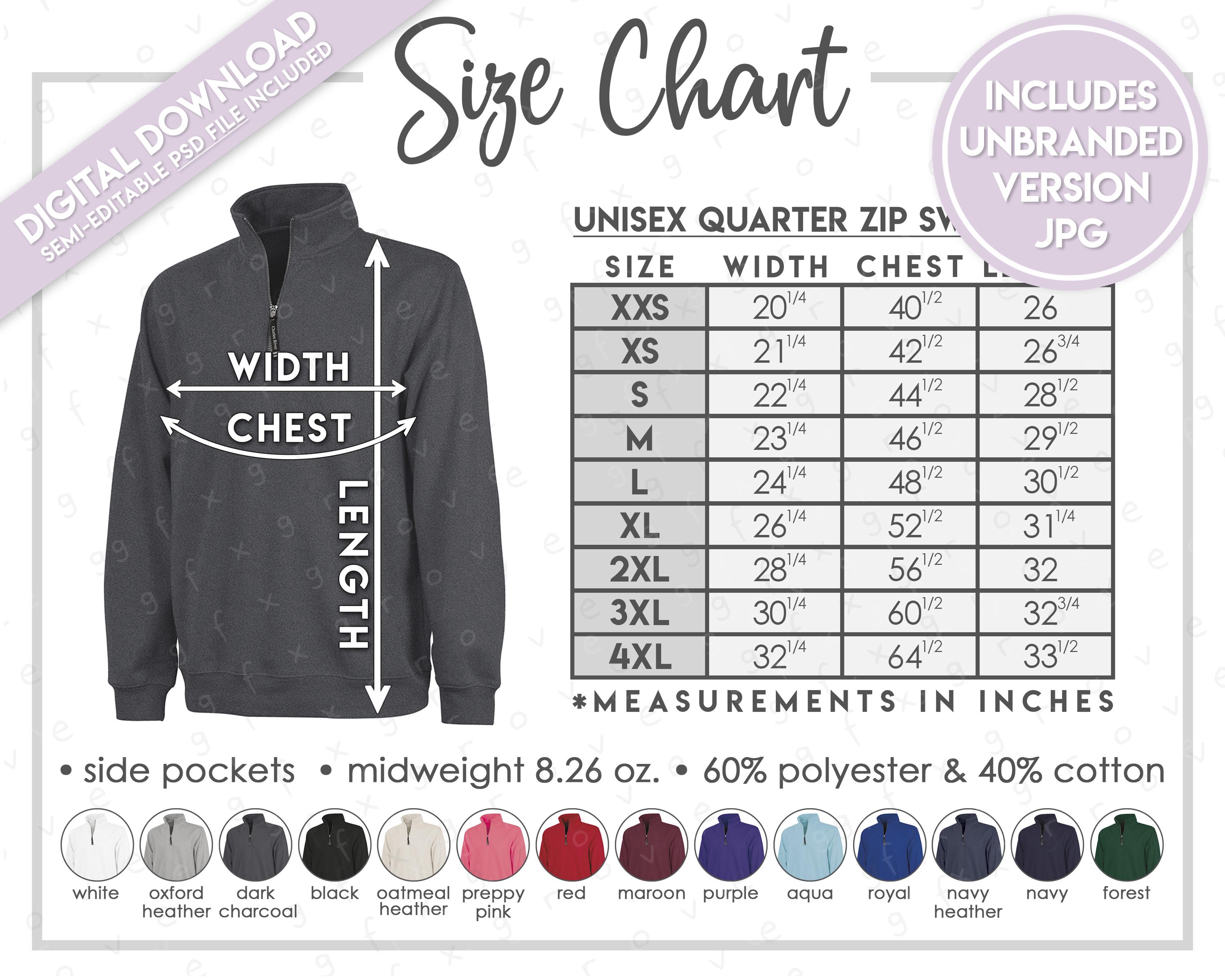 セントクリストファ　セットアップ　XLサイズ Semi-editable Charles River 9359 Size + Color Chart • Unisex