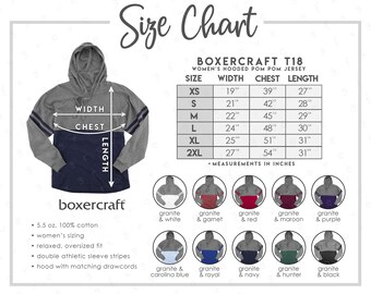 boxercraft sherpa size chart