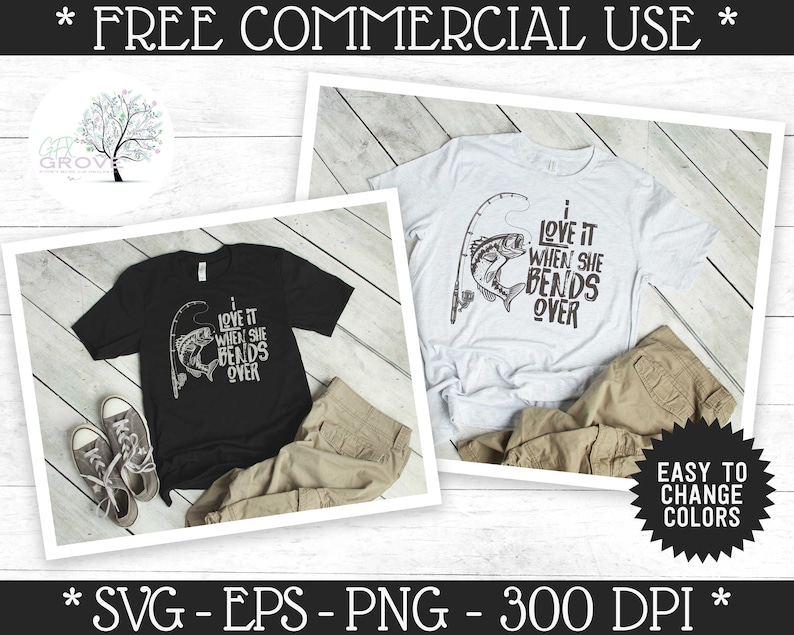 Download I Love It When She Bends Over SVG Funny Fishing SVG | Etsy