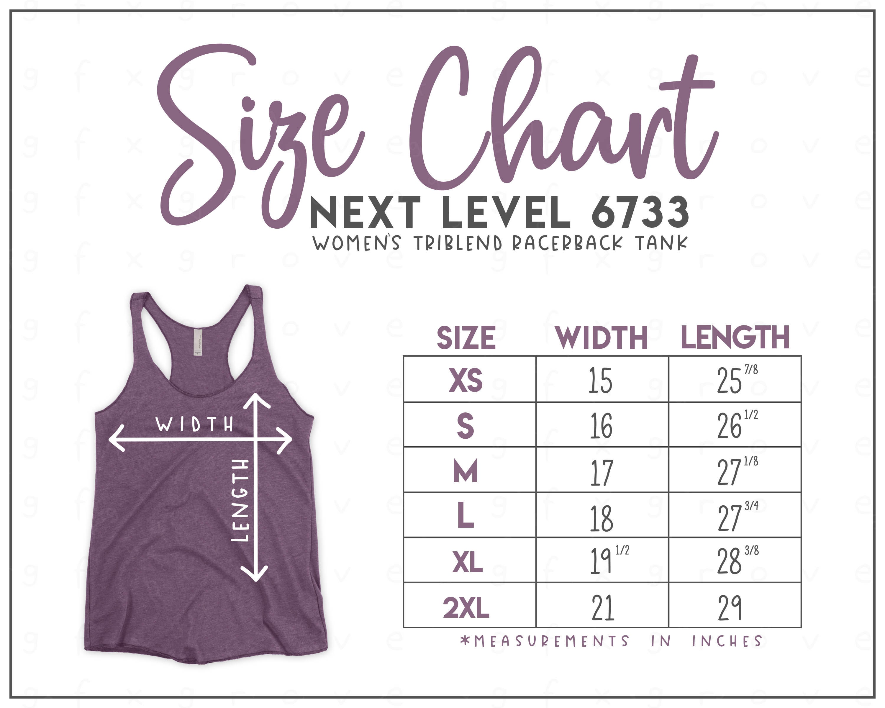 NEIGHBORHOOD THUNDERSTRUCK Lサイズ Next Level 6733 Size Chart - Next Level Triblend Racerback