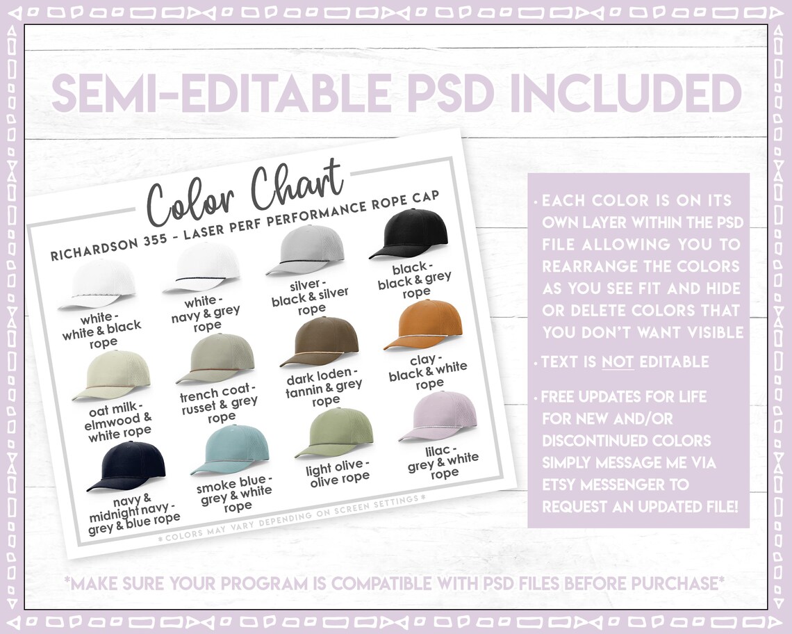 Isc 355 Color Semi-editable Richardson 355 Color Chart • Richardson Laser Perf ...