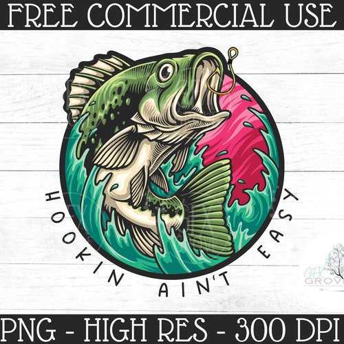 Hookin Ain't Easy Print File Funny Fishing Print File - Etsy Ireland Hookin Ain't Easy Print File Funny Fishing Print File - Etsy Ireland