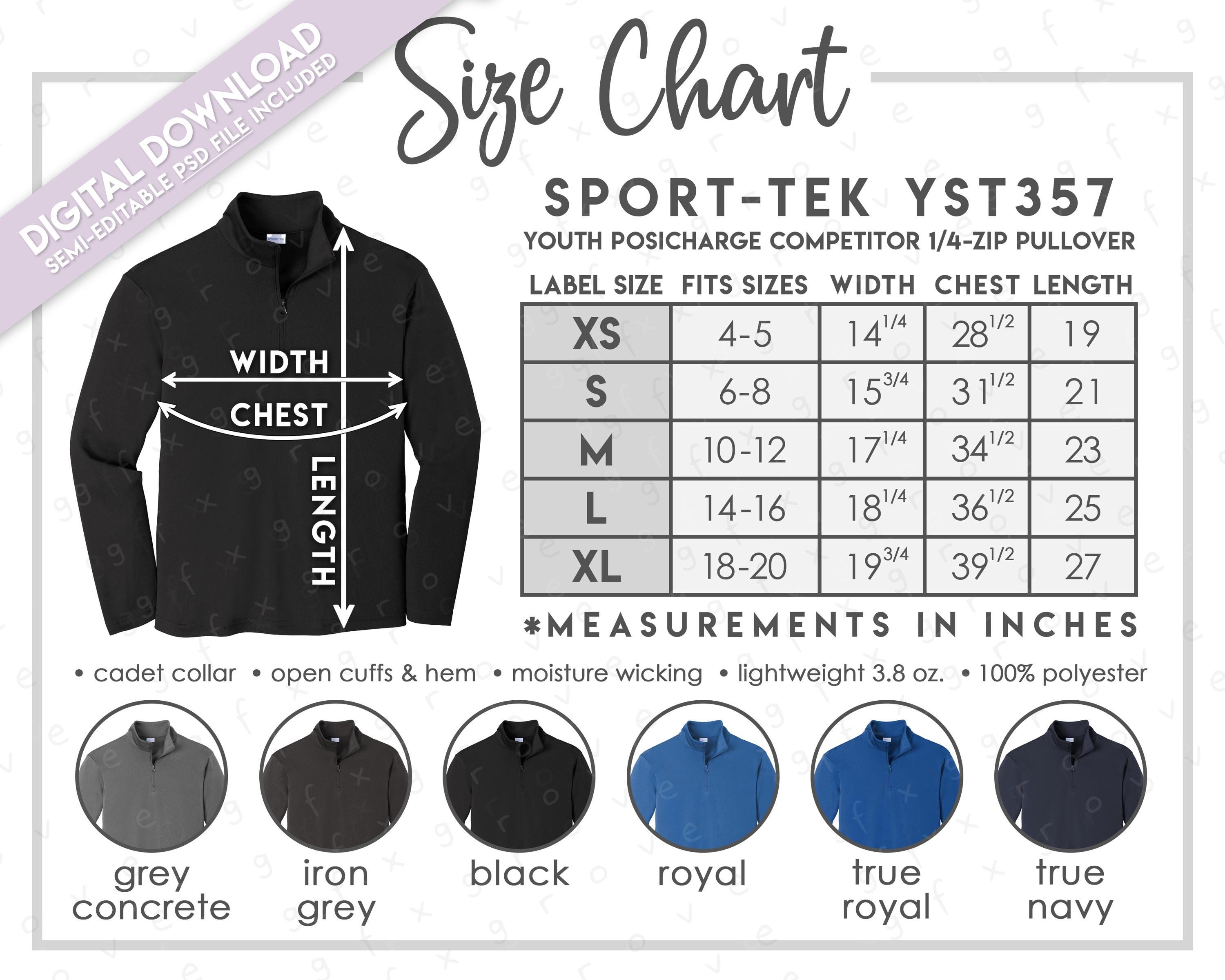 トップス COOTIE PRODUCTIONS TEE sizeS Semi-editable Sport-tek YST357 Size Chart + Color Chart