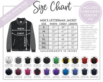 Semi-editable Just Hoods by Awdis JHA043 Size + Color Chart
