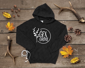 Gildan 18500 Hoodie Mockup - Schwarz Hoodie Mockup - Gildan Schwarz 18500 - Herbst Hoodie Mockup