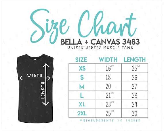 Bella canvas jersey muscle tank hot sale