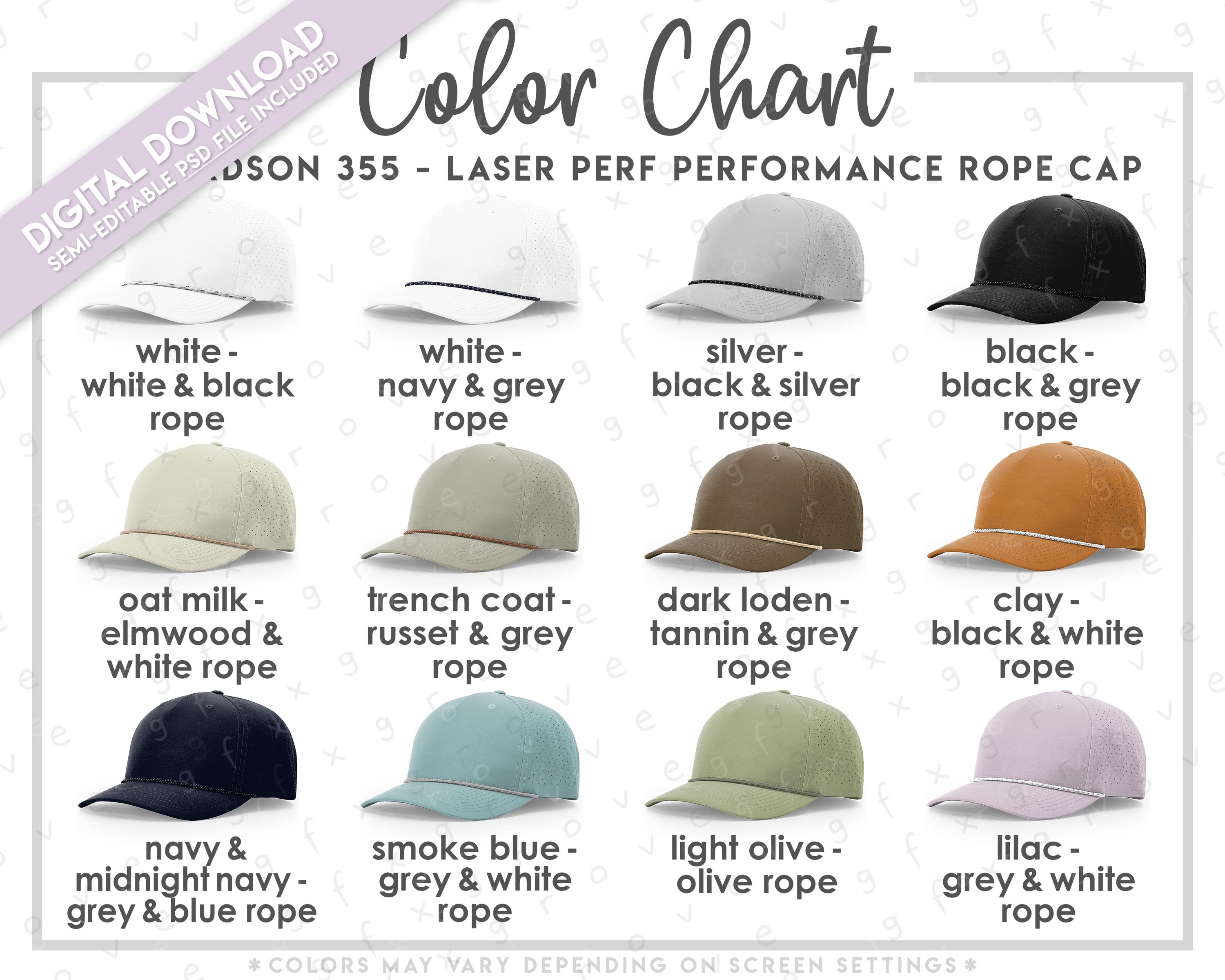 Semi-editable Richardson 355 Color Chart • Richardson Laser Perf ...