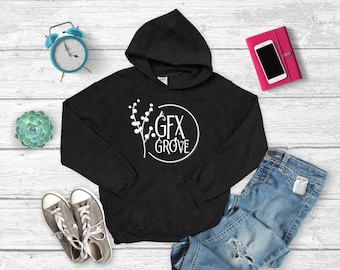 Gildan 18500 Hoodie Mockup - Schwarz Hoodie Mockup - Gildan Schwarz 18500 - Herbst Hoodie Mockup