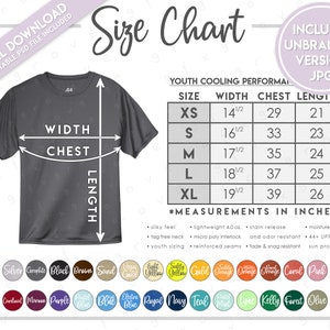 Semi-editable A4 NB3142 Size Color Chart A4 Youth Cooling Performance T ...