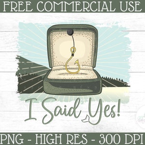 cute fish on a hook engagement Fish Proposal