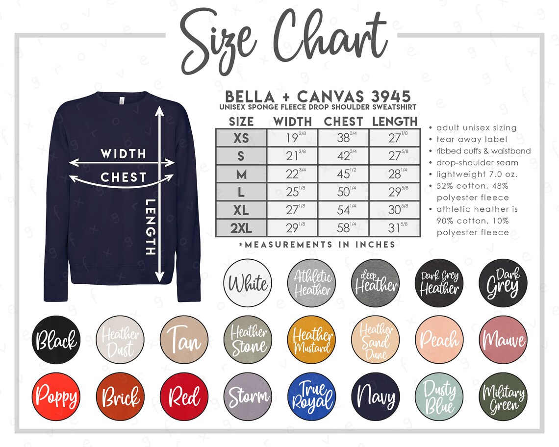 bella and canvas 3945