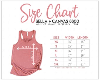 Bella canvas hotsell flowy tank