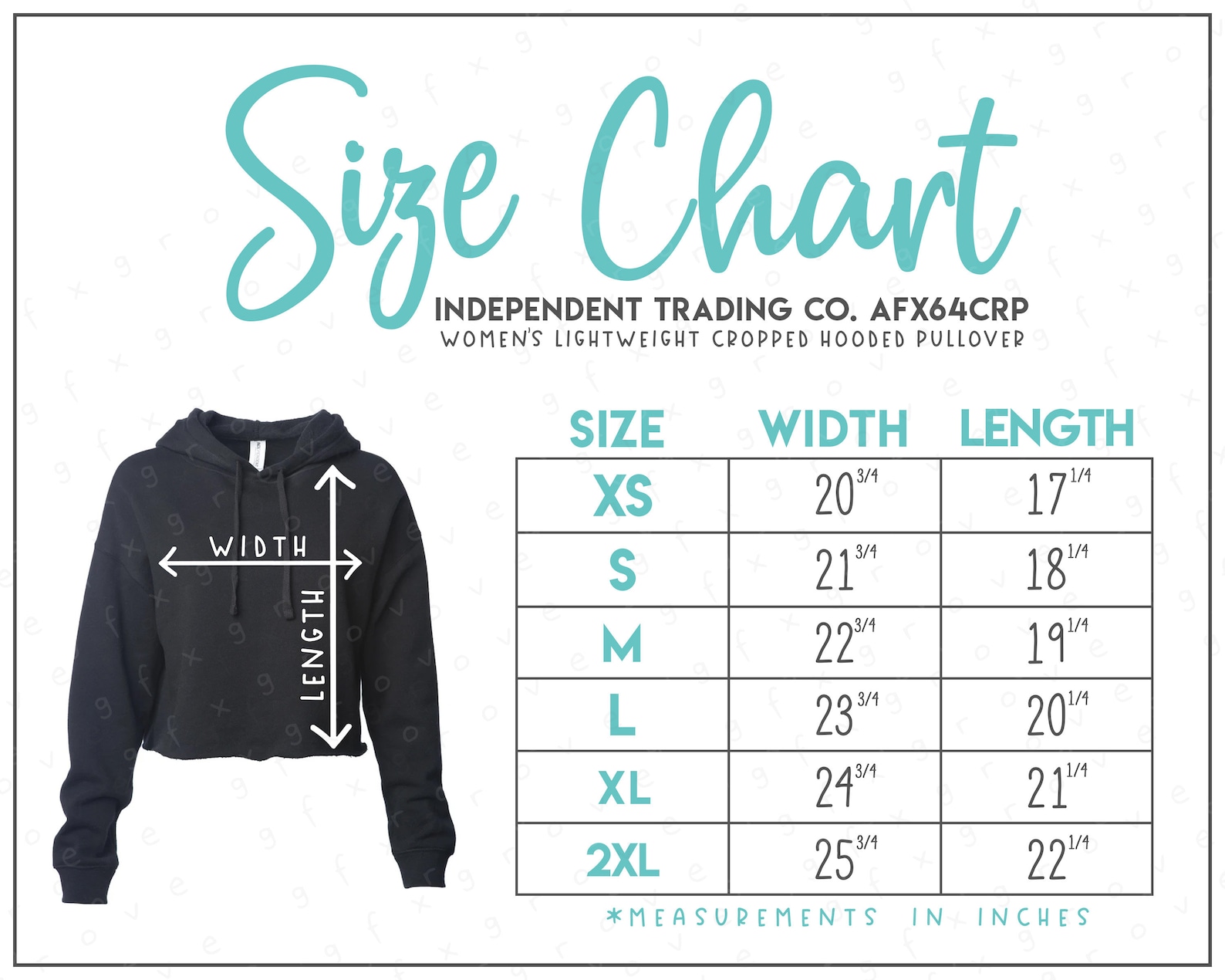 Independent Trading Co. AFX64CRP Size Chart Independent Etsy UK