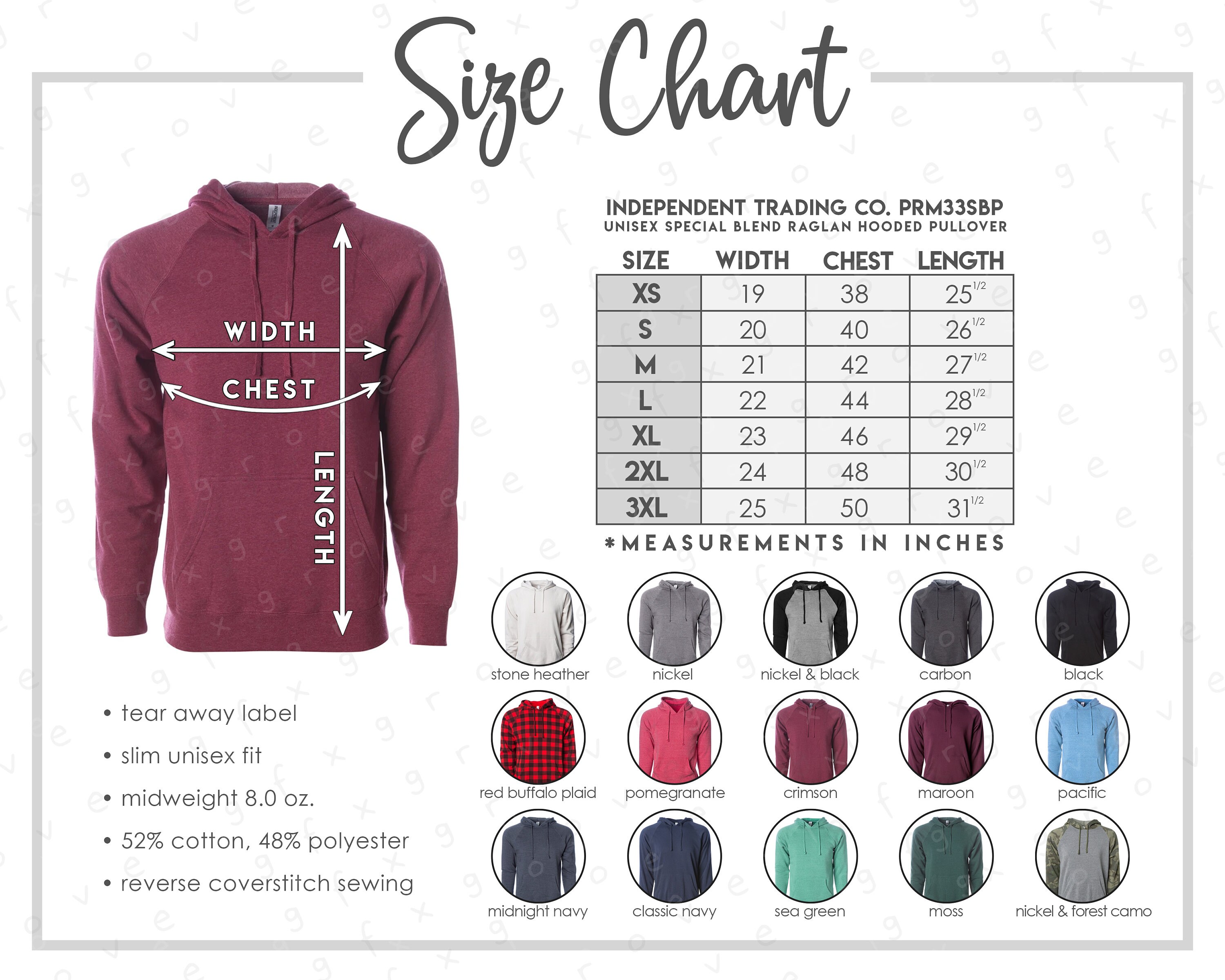 Independent Size Chart | atelier-yuwa.ciao.jp