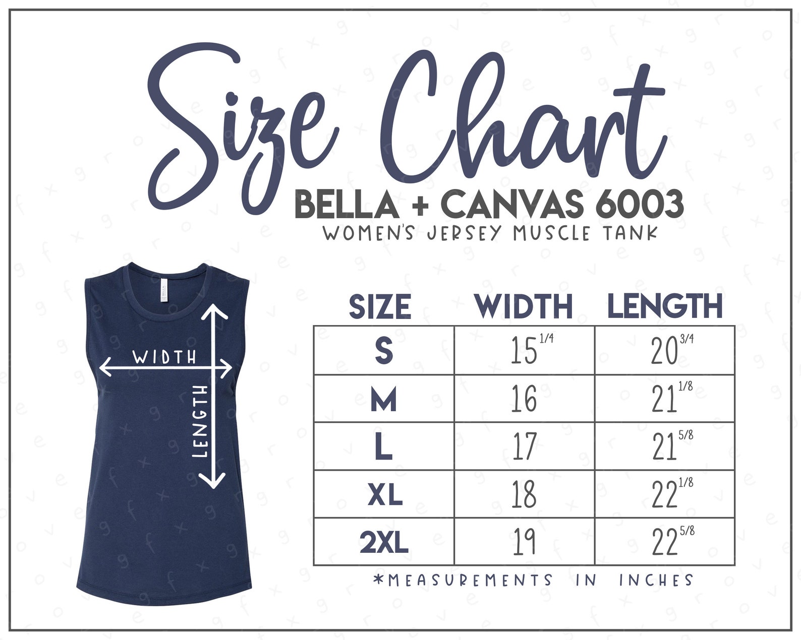 bella canvas sweatshirt size chart