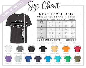COLOR GUIDE セット 1, 2, 3 Basic Crewneck Sweatshirt — Little Rose Custom Creations