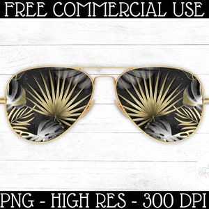 Tropical Sunglasses Print File - Sunglasses PNG - Sunglasses Clipart - Sunglasses Sublimation - Tropical Flowers Sunglasses PNG