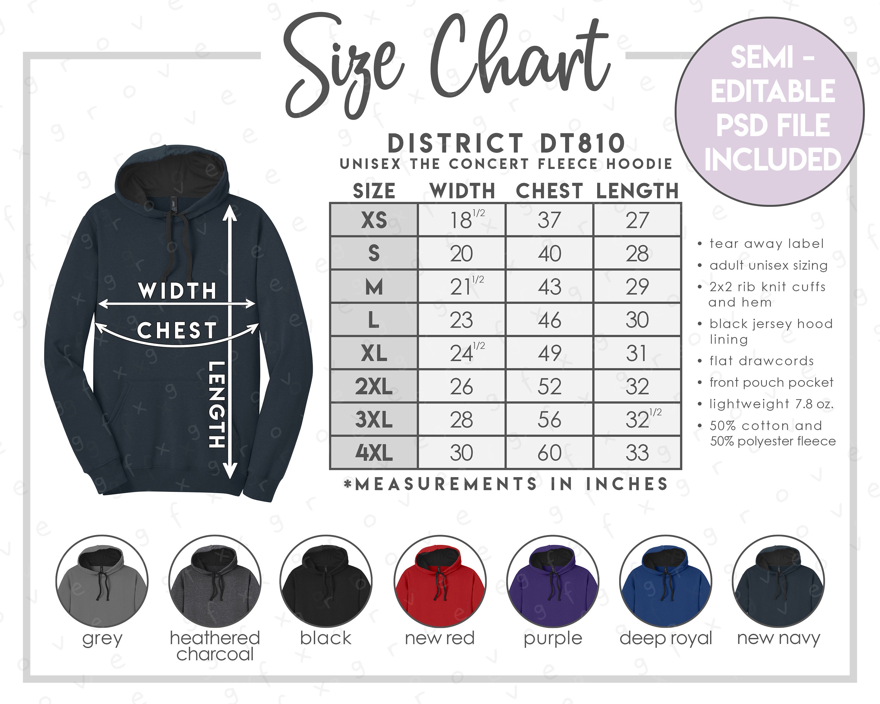 TEN　CARTEL X Lサイズ 23-24 EST SIZE CHART – Cartel Ink
