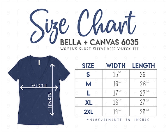 Bella + Canvas 6035  Women's Deep V-Neck T-Shirt
