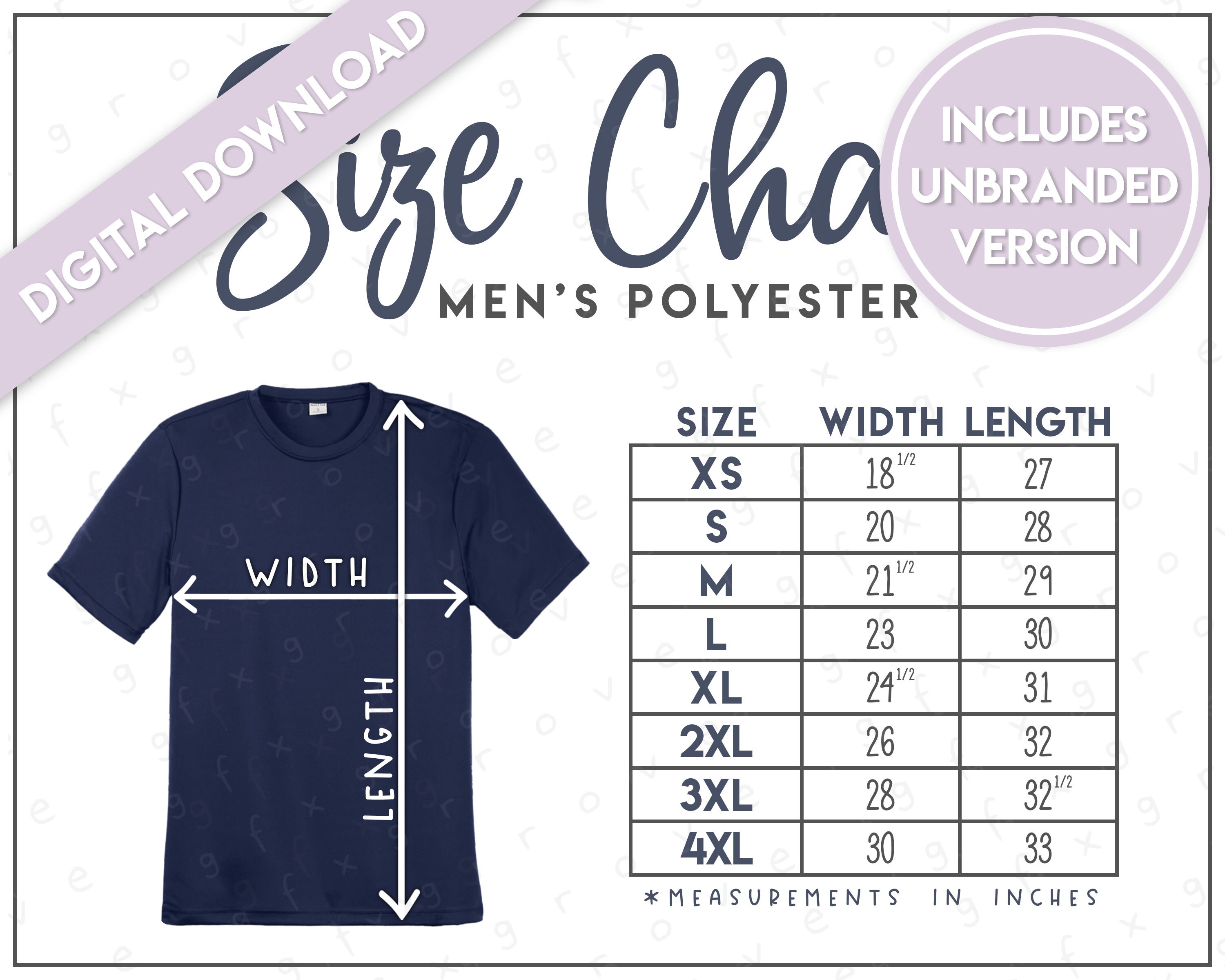 Sport-tek ST350 Size Chart • Sport-tek Men's Posicharge Competitor