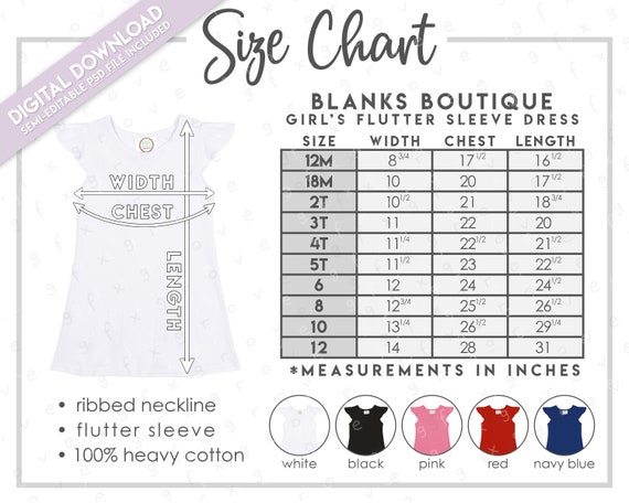 cotton on dress size chart Semi-editable Blanks Boutique Girl's Flutter Sleeve + Color • Blanks Boutique Girl's Dress Size Chart White House Black Market Pants size Size:2 YEARS weather standout light blue linen shirt for men