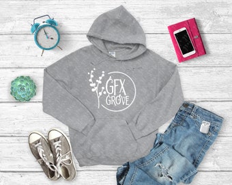 Gildan 18500 hoodie-mockup - sportgrijze hoodie-mockup - Gildan sport grijs 18500 - hooded sweater-mockup