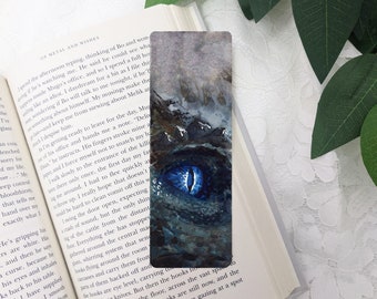 Dragon Bookmark | Fantasy Bookmark | Watercolor Bookmark | Unique Bookmark | Laminated Bookmark | Bookmark with Tassel