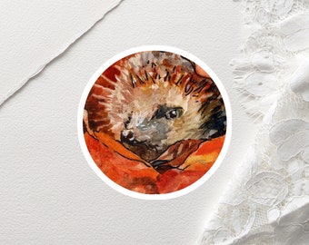 Watercolor Stickers | Animal Stickers | Nature Stickers | Cute Stickers | Wildlife Stickers | Waterproof Stickers | Laptop Stickers