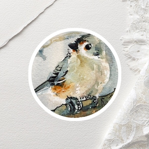 Aquarell Aufkleber | Tier Aufkleber | Natur-Aufkleber | Wasserfeste Aufkleber | Wildtiere Aufkleber | Wasserfeste Aufkleber | Laptop Aufkleber