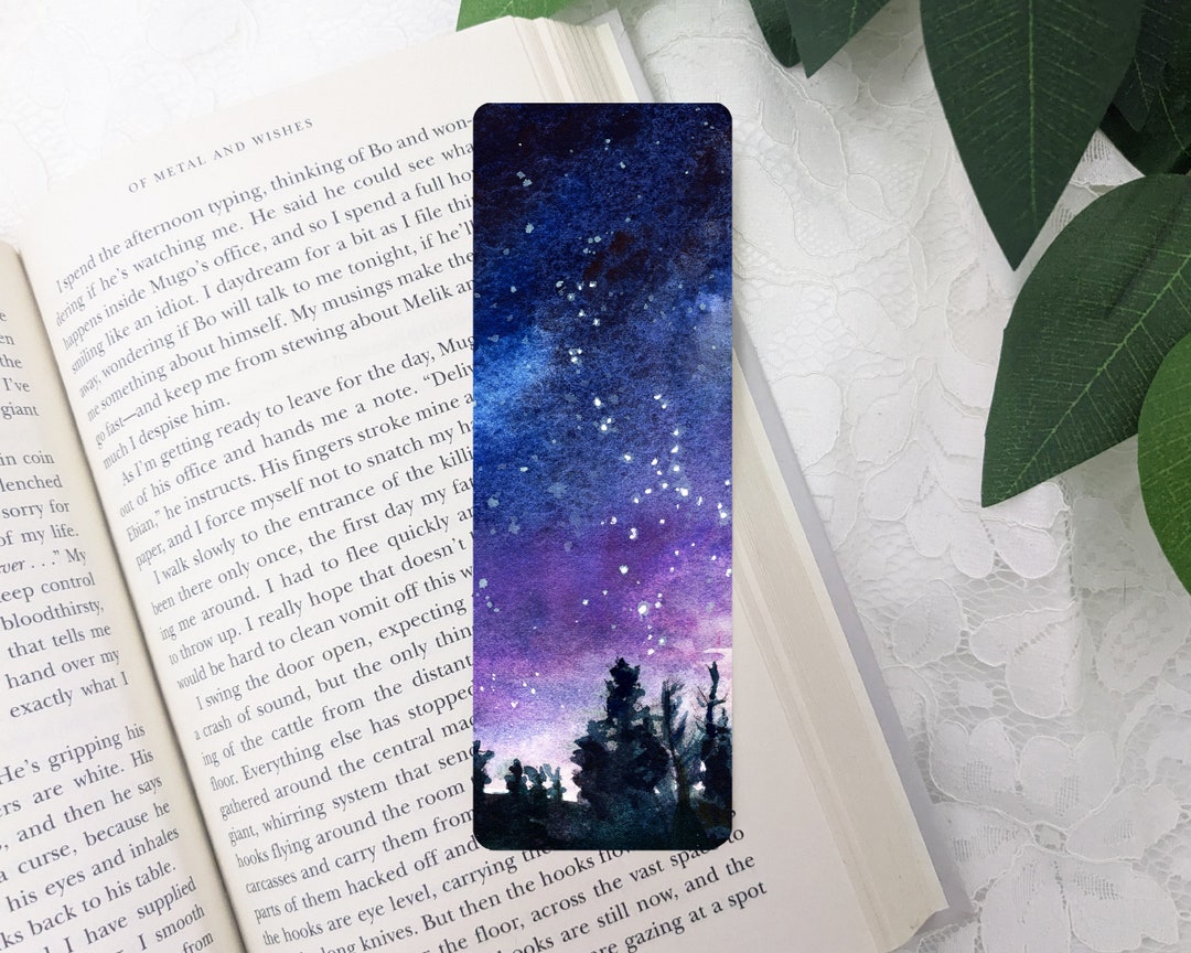 Watercolor Bookmark Bookmark Forest Unique Bookmarks - Etsy Canada
