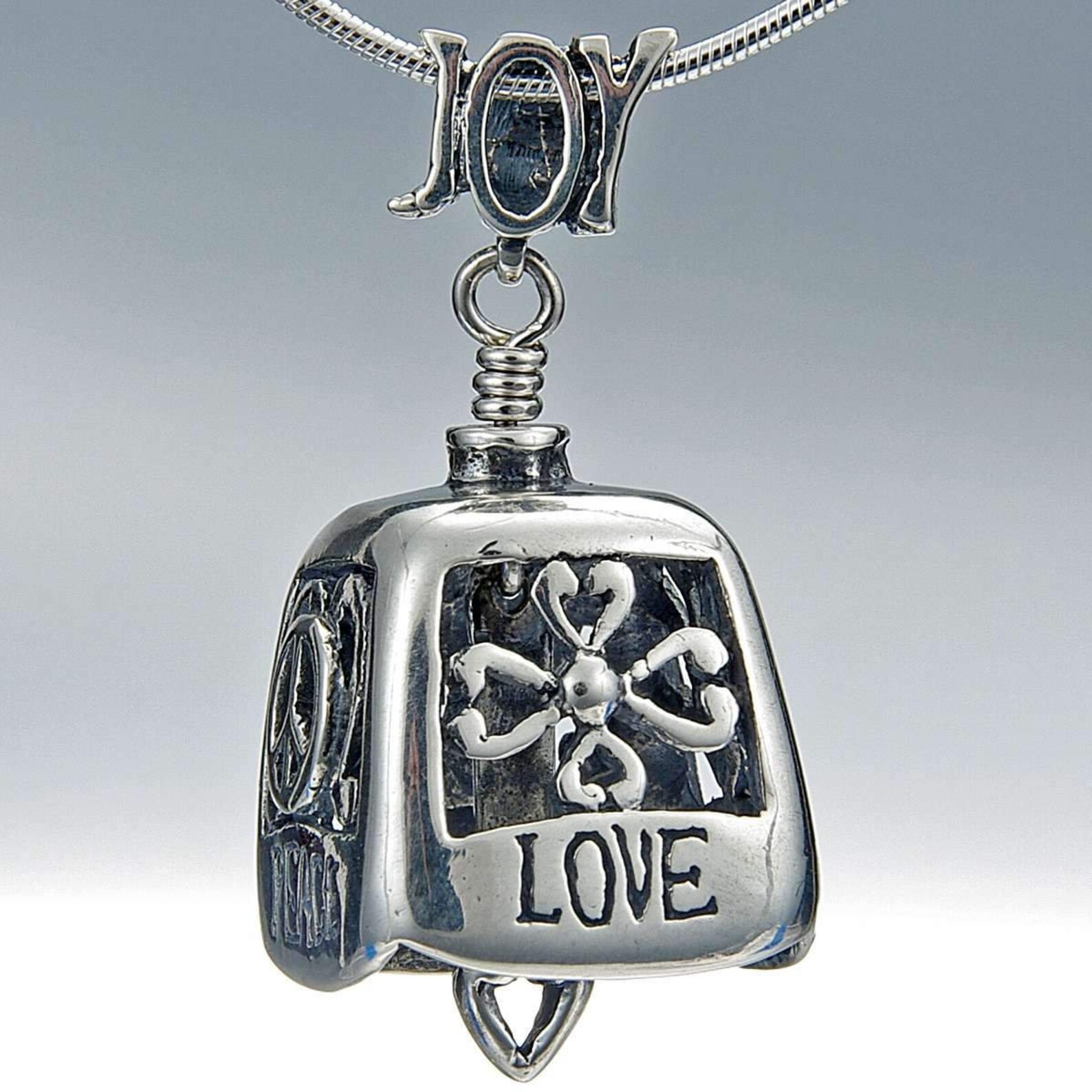 Harmony Bell Pendant Unique Handcrafted Silver Gift Etsy UK