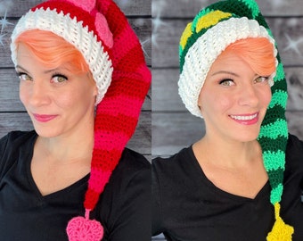 CROCHET PATTERN: Silly Simple Elf Hat