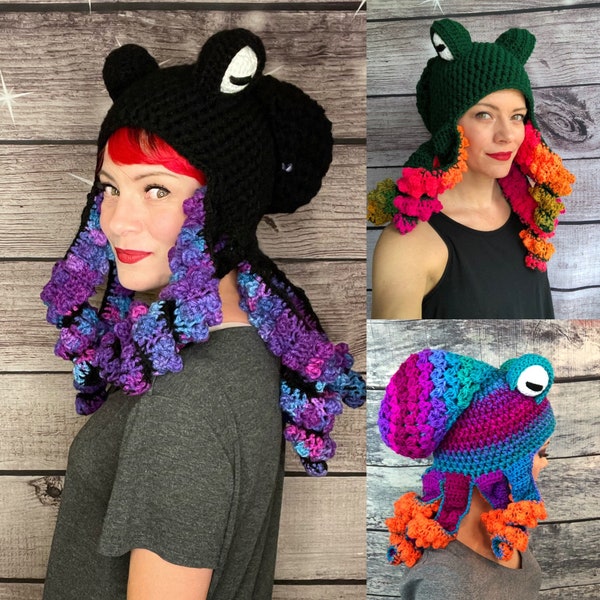 Octopus Hat - Etsy