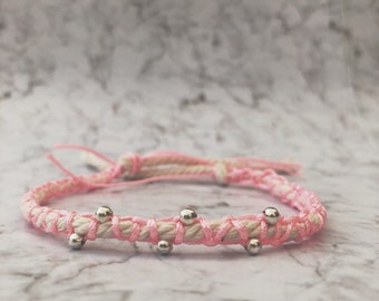 Neon Dreams bracelet ~ handmade friendship bracelet ~ woven bracelet.