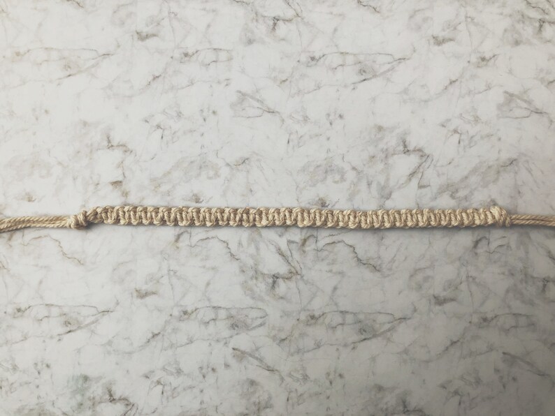 Nautical Knots Bracelet in Natural Twine Handmade Friendship Bracelet