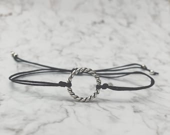 Bracciale Forever ~ braccialetto dell'amicizia fatto a mano ~ braccialetto con ciondolo regolabile.