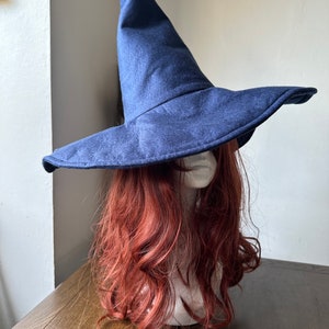 Kapelusz Czarodzieja Marynarki Wojennej: Niestandardowy kapelusz czarownicy cosplay, bez usztywnionego ronda