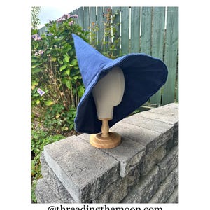 Everyday Witch Hat, Navy Wizard Hat