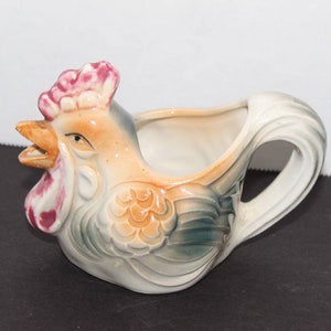 Vintage Rooster Creamer made in Japan